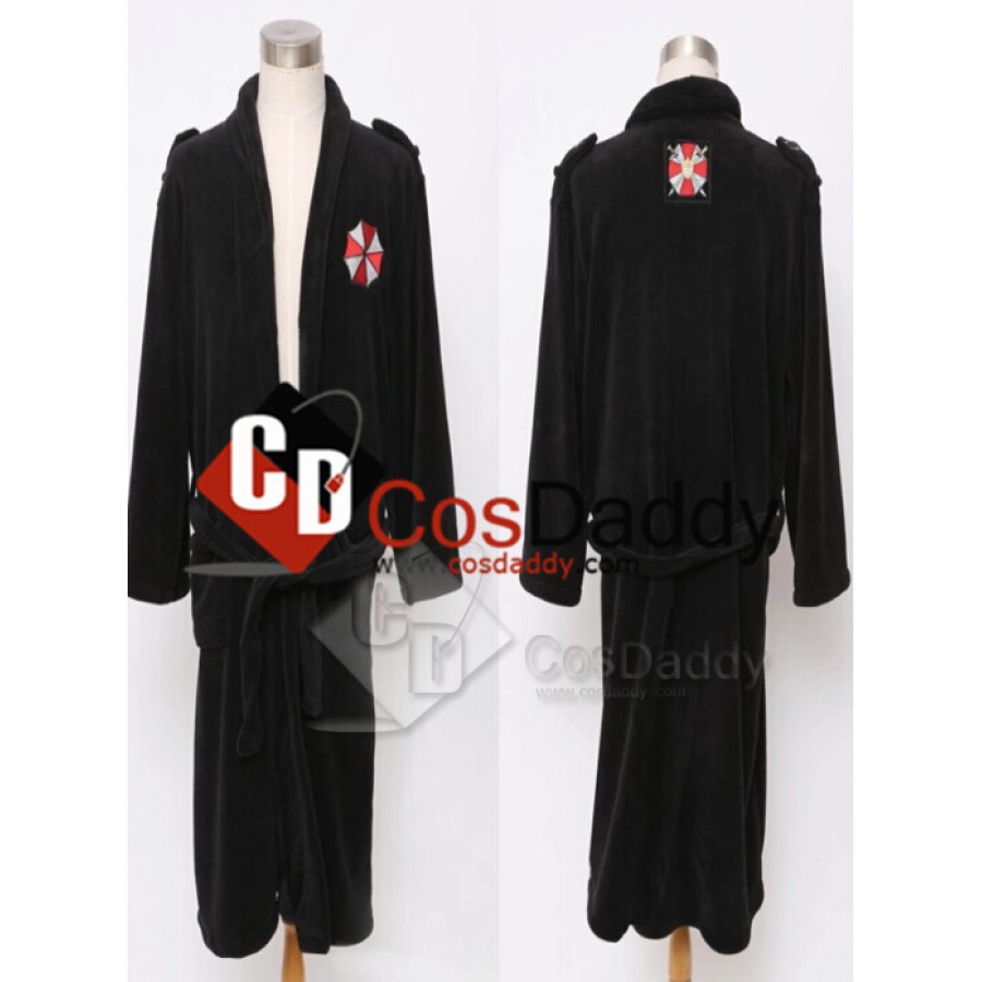 Get Wallpaper Resident Evil Biohazard Umbrella Corporation Black Bath Robe For iPhone
