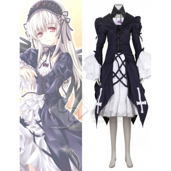 Rozen Maiden Suigintou Mercury Lampe Cosplay Costume 