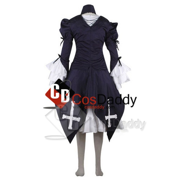Rozen Maiden Suigintou Mercury Lampe Cosplay Costume 