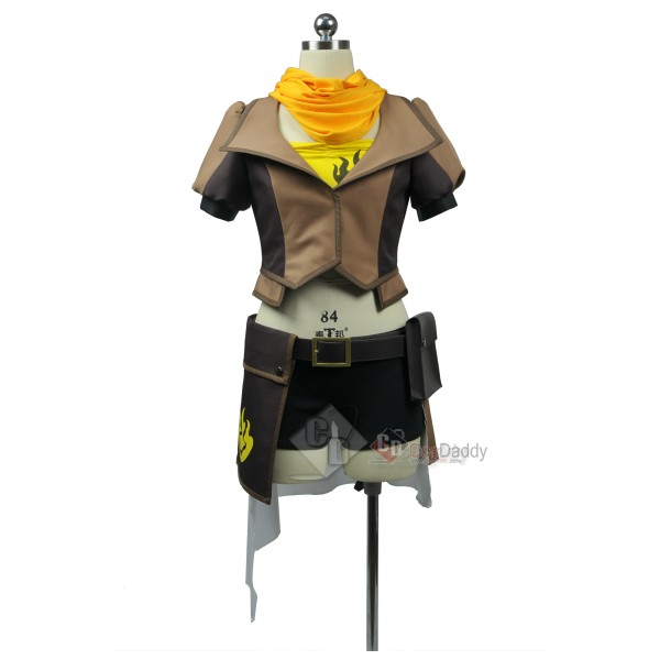 RWBY Yellow Trailer Yang Xiao Long Cosplay Costume