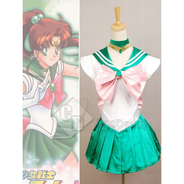Sailor Moon Jupiter Dress Cosplay Costume 