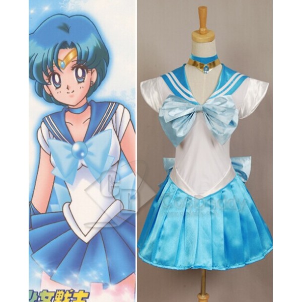 Sailor Moon Mercury Dress Cosplay Costume