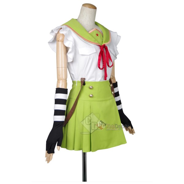 School-Live Gakkō Gurash Ebisuzawa Kurumi Uniform Cosplay Costume