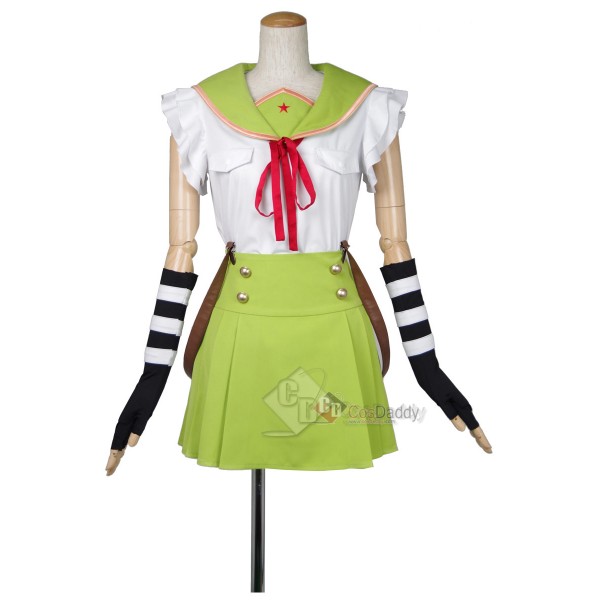 School-Live Gakkō Gurash Ebisuzawa Kurumi Uniform Cosplay Costume
