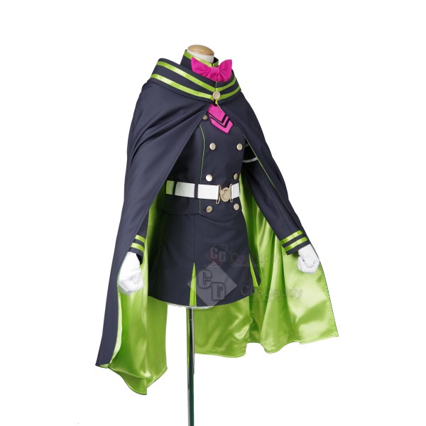 Seraph of the End Owari no Serafu Shinoa Hiragi Cosplay Costume