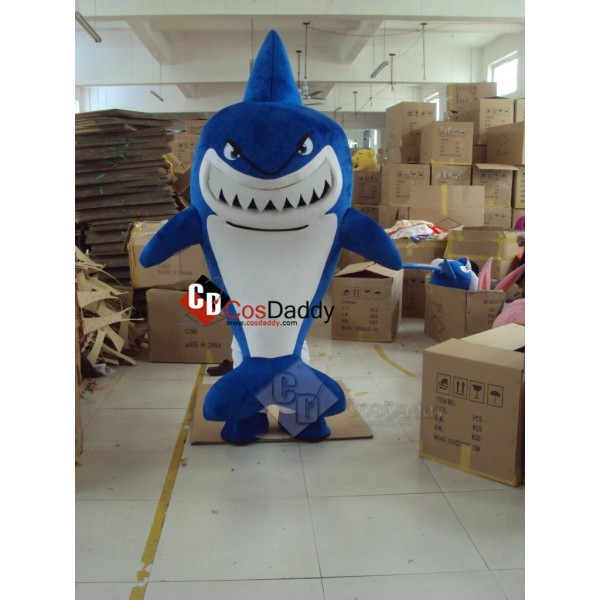 Shark Mascot Cosplay Costume 