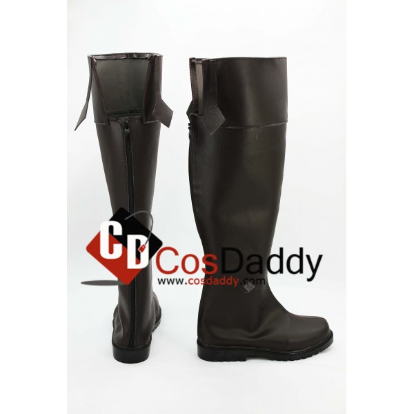 Shingeki no Kyojin Attack on Titan Eren Jaeger Cosplay Shoes Boots Brown Version