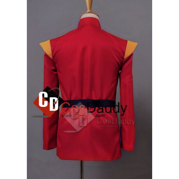 Sitcom Futurama Captain Zapp Brannigan Red Uniform Cosplay Costume
