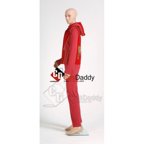 Smallville Bart Allen Impulse the Flash Halloween Cosplay Costume