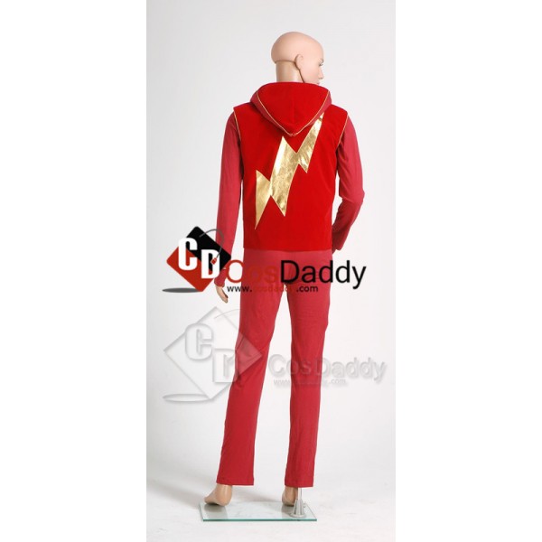 Smallville Bart Allen Impulse the Flash Halloween Cosplay Costume