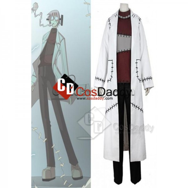 Soul Eater Franken Stein Doctor Cosplay Costume