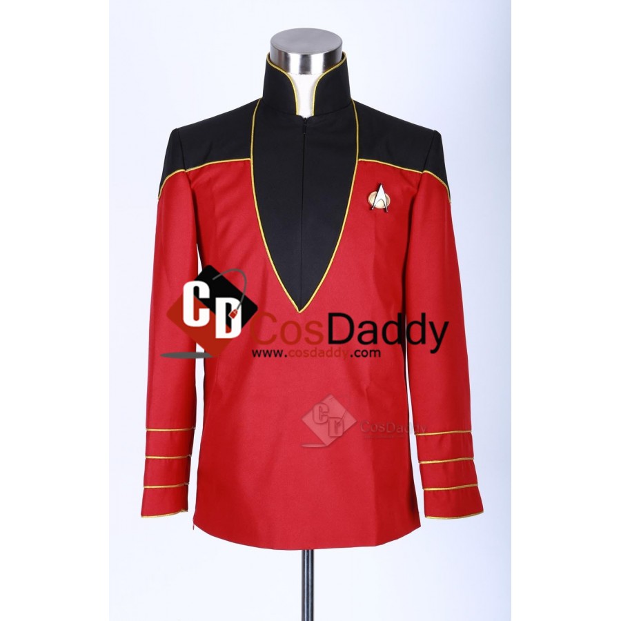 Details about   Star Trek Voyager Command Captain Cosplay Uniform Jacket #
