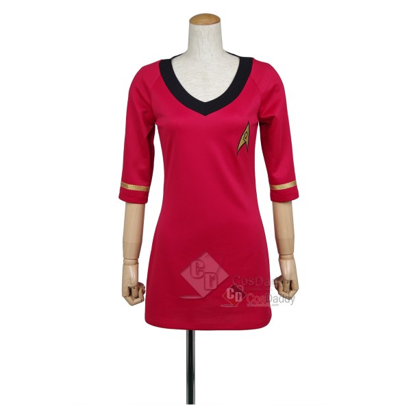 Star Trek TOS the Original Series Duty Red Dress Uniform 