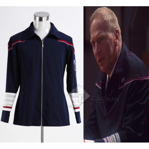 Star Trek Enterprise Admiral Navy Blue Cosplay Costume