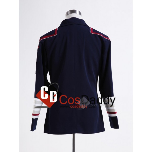 Star Trek Enterprise Admiral Navy Blue Cosplay Costume