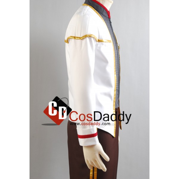 Star Trek TNG Insurrection Nemesis White-Gold Mess Dress Uniform Cosplay Costume