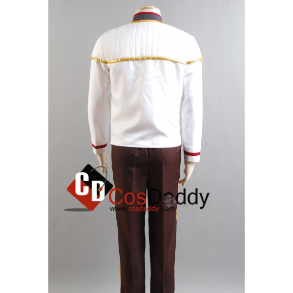 Star Trek TNG Insurrection Nemesis White-Gold Mess Dress Uniform Cosplay Costume