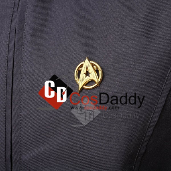 Star Trek Into Darkness Captain Kirk Spock Grey Uniform Cosplay Costume