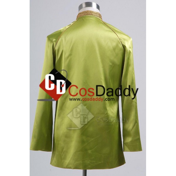 Star Trek TOS the Original Series  Jame Kirk Green Satin Jacket Uniform