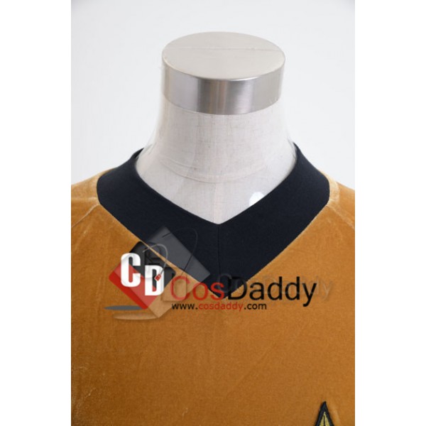 Star Trek TOS the Original Series  Duty Uniform Brown Velvet  T-Shirt 