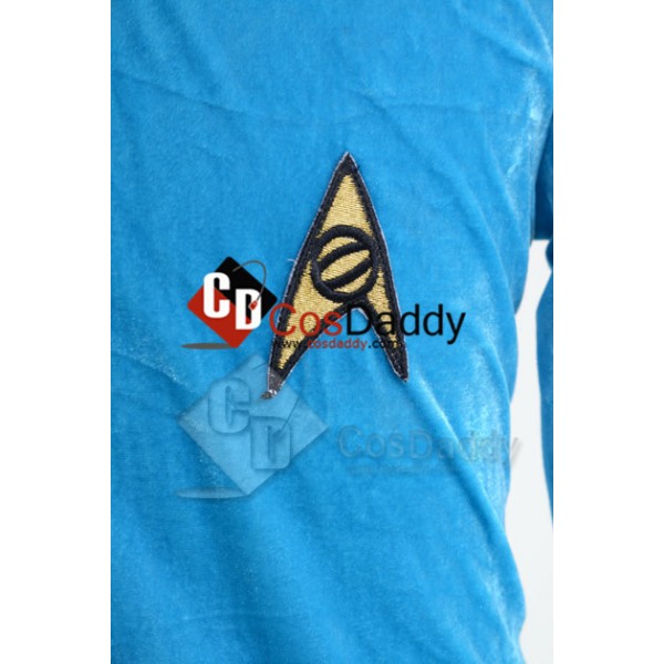 Star Trek TOS the Original Series  Duty Uniform Blue  T-Shirt 