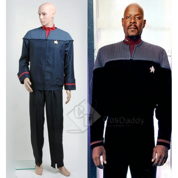 Star Trek Voyager Nemesis Captain Sisko Uniform Cosplay Costume