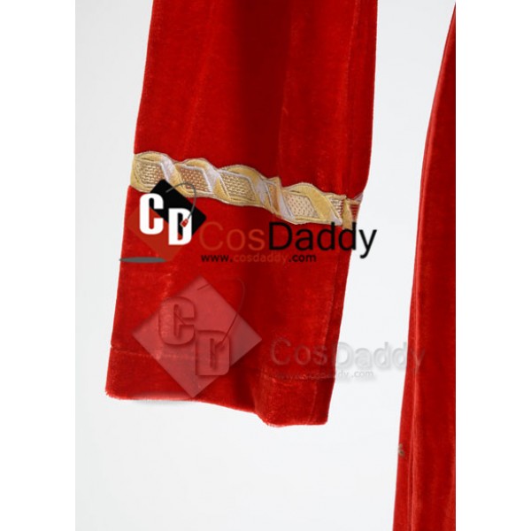 Star Trek TOS The Original  Duty Uniform Red Velvet Dress