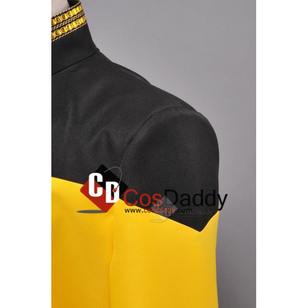 Star Trek TNG the next Generation Yellow  Dress Uniform