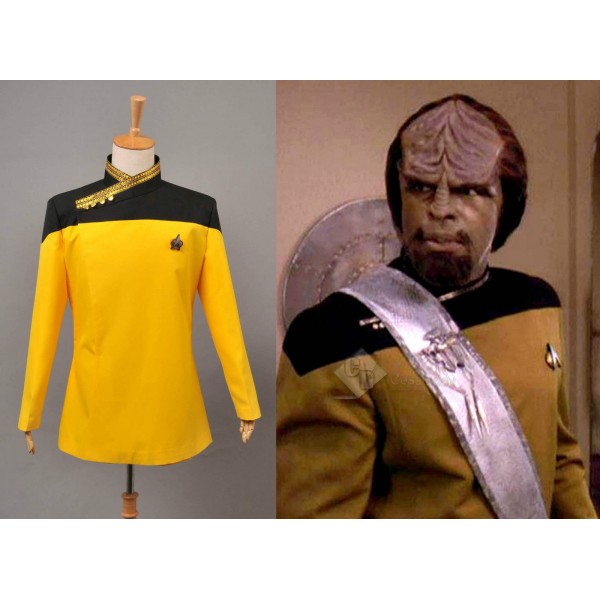 Star Trek TNG the next Generation Yellow  Dress Uniform