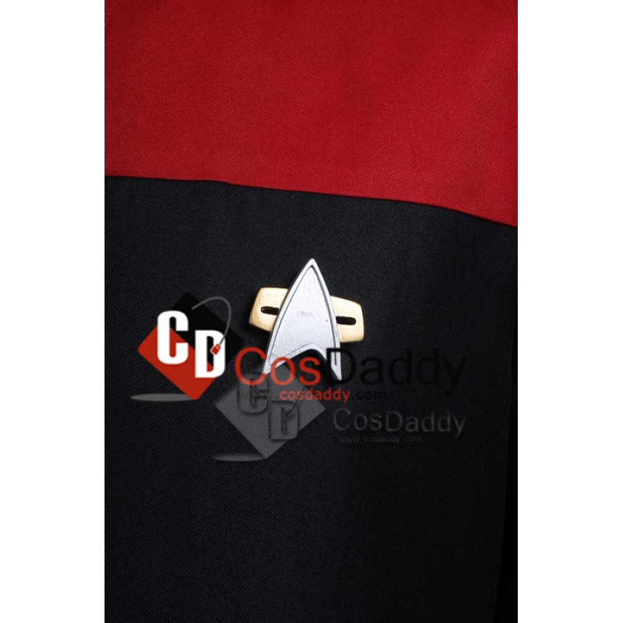 Star Trek Voyager-Command-Uniform Rote Cosplay Kostüm Halloween Party