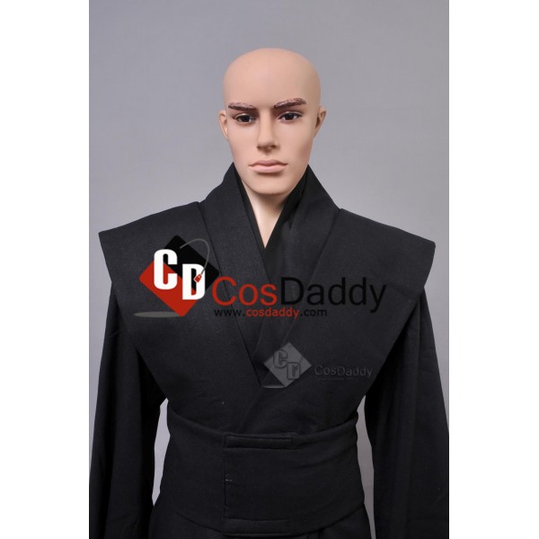 Star Wars Anakin Jedi Tunic Black Cosplay Costume