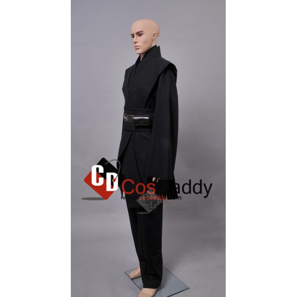 Star Wars Anakin Jedi Tunic Black Cosplay Costume