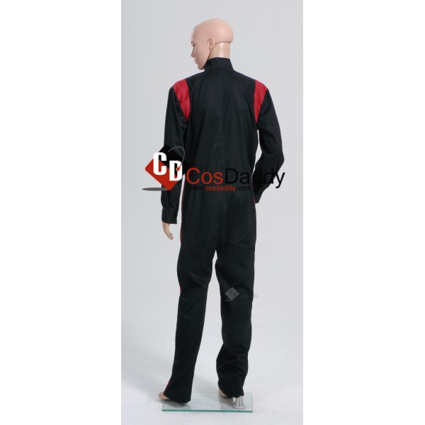 Star Wars Imperial Tie Fighter Pilot Black Flightsuit Jumpsuit B Cosplay Costume