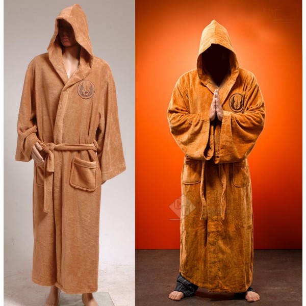 Star Wars Jedi Bath Robe Coral Fleece Cosplay Costume 