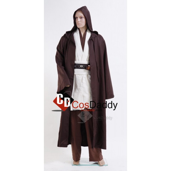 Star Wars Obi-Wan Kenobi Jedi Cosplay Costume 