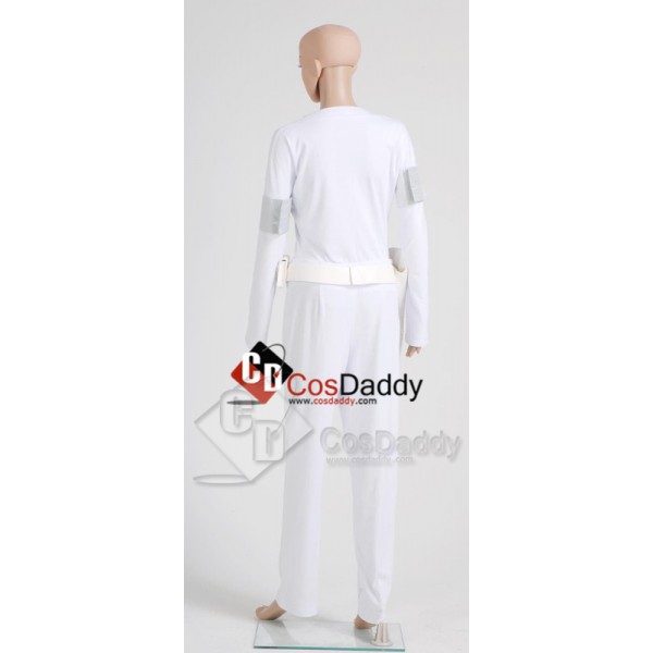 Star Wars Padme White Shirt Pants Cosplay Costume