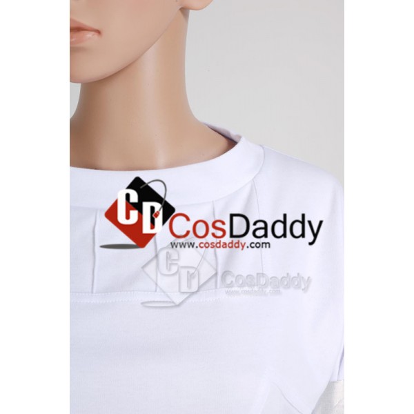 Star Wars Padme White Shirt Pants Cosplay Costume