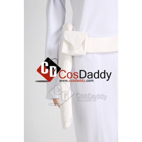 Star Wars Padme White Shirt Pants Cosplay Costume