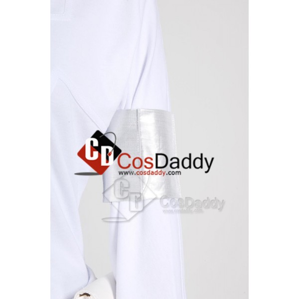 Star Wars Padme White Shirt Pants Cosplay Costume