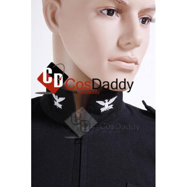 Stargate Universe SGU Black Uniform Jacket Pants Cosplay Costume 