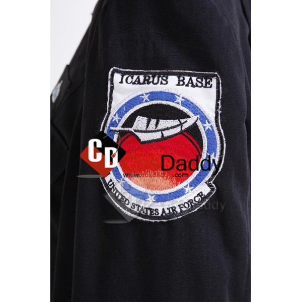 Stargate Universe SGU Black Uniform Jacket Pants Cosplay Costume 