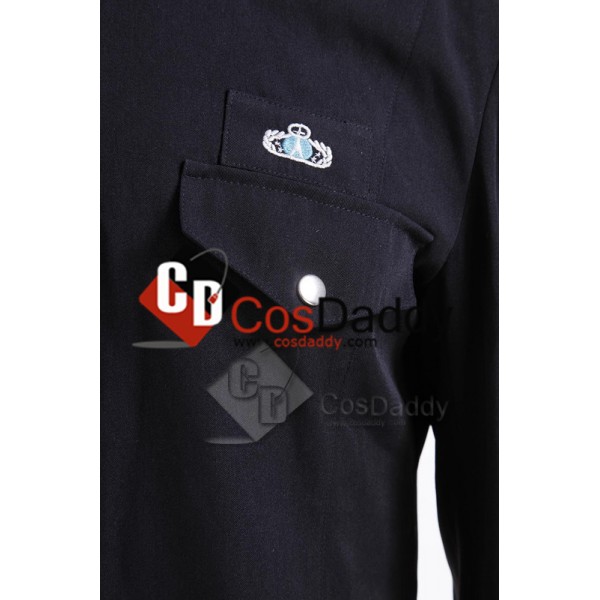 Stargate Universe SGU Black Uniform Jacket Pants Cosplay Costume 