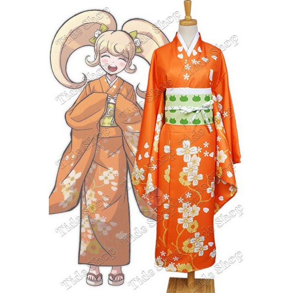 Super Danganronpa 2 Hiyoko Saionji Kimono Cosplay Costume