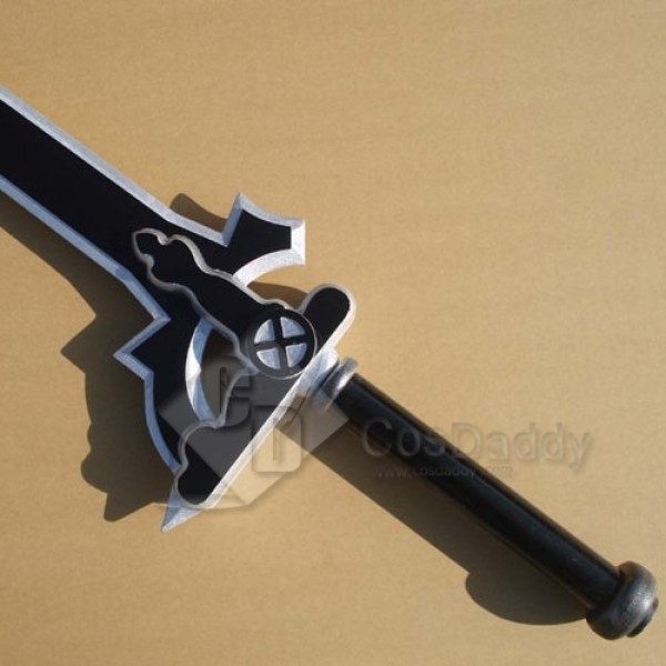 Sword Art Online Kirito Black Sword Elucidator Cosplay Prop