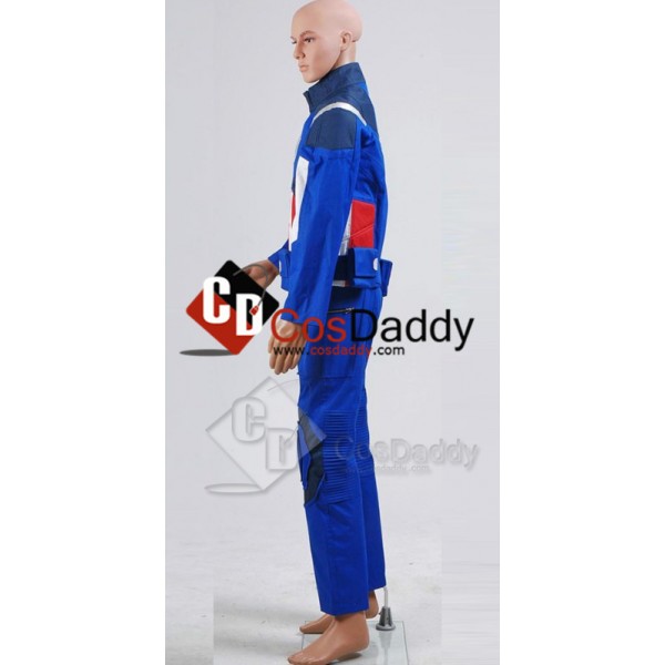 The Avengers NEW Captain America Jacket Pants Cosplay Costume 