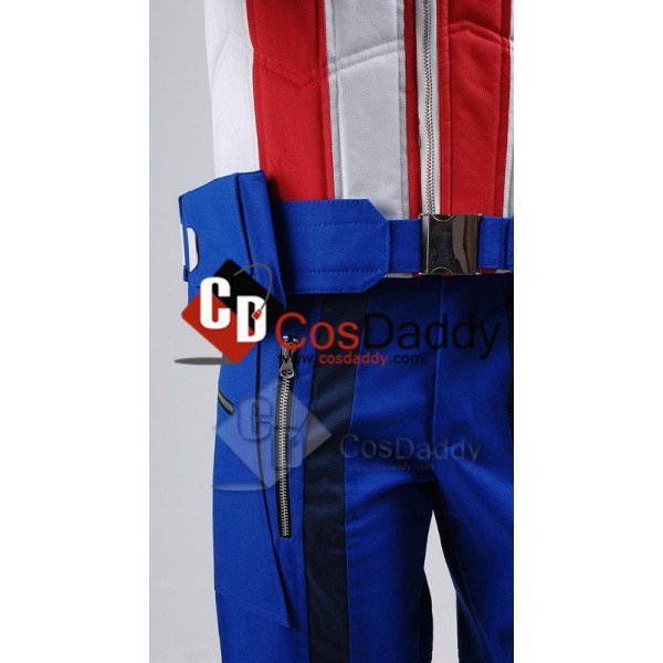 The Avengers NEW Captain America Jacket Pants Cosplay Costume 