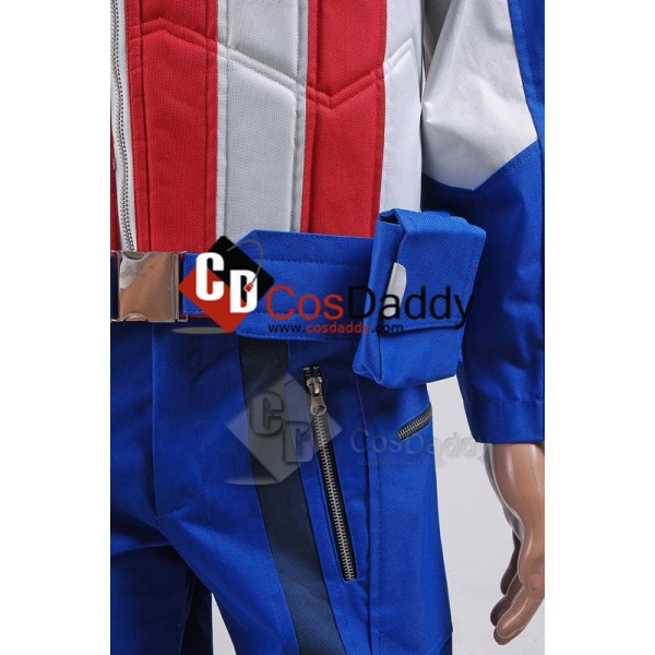 The Avengers NEW Captain America Jacket Pants Cosplay Costume 