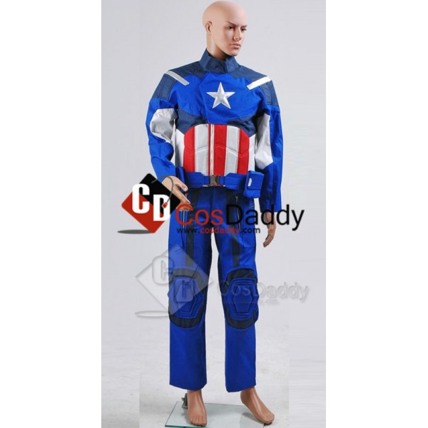 The Avengers NEW Captain America Jacket Pants Cosp...