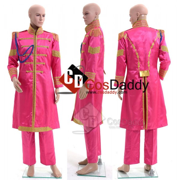 The Beatles Sgt.Pepper's Lonely Hearts Club Band Four Sets Cosplay Costume 