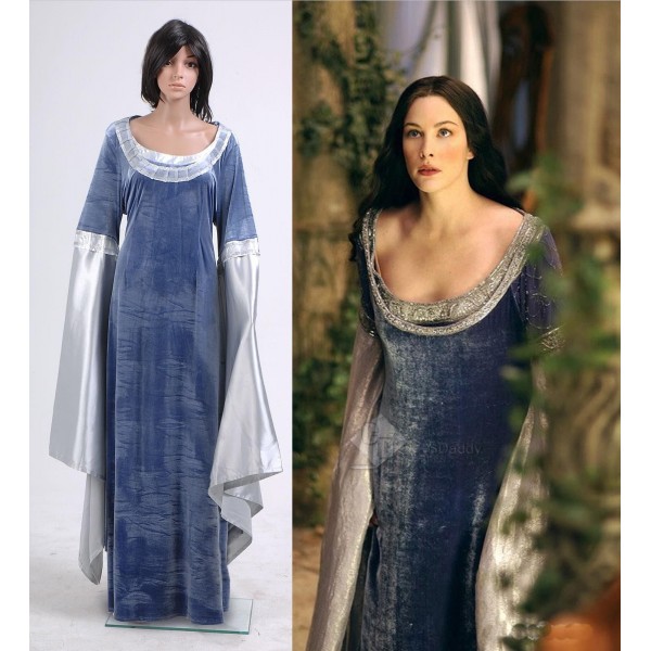 The Lord of the Rings Arwen Traveling Dress Cosplay Costume